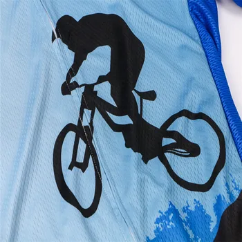 Weimostar Blue Mountain Bike Jersey Top Poletni Kratek Sleeve Kolesarjenje Jersey Majica Maillot Ciclismo Pro Team Kolo Nositi Oblačila,