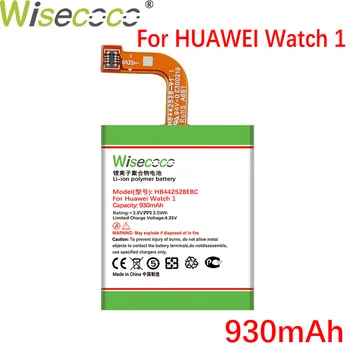 WISECOCO 930mAh HB442528EBC Baterija Za HUAWEI Watch 1 Watch1 pametne ure, ki je Na Zalogi Visoke Kakovosti Baterije