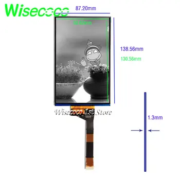 Wisecoco Enobarvni Zaslon 6 Inch 2k 3d Tiskalnik 6.08 palčni Mono Lcd-Zaslon 1620x2560 Mipi Odbor DLP/SLA Visoko Prepustnostjo Svetlobe
