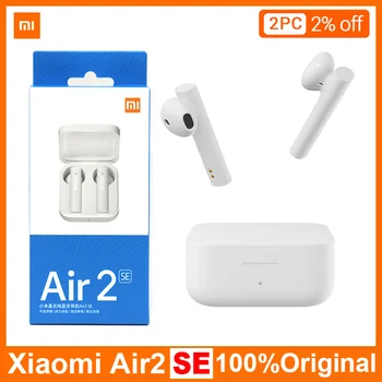 Xiaomi Air2 SE Brezžične Slušalke Bluetooth Airdots 2 TWS Res Slušalke Šumov Air2 Pro SE Dolgo Pripravljenosti Dotaknite Nadzor