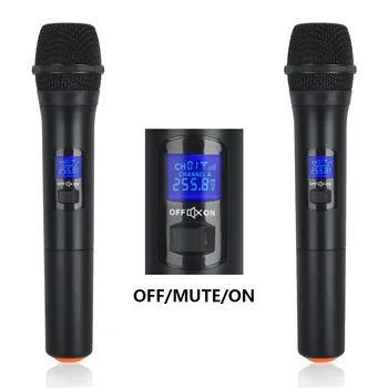 XTUGA SOUNDPROGRESS V3002 VHF Brezžičnega Mikrofon Sistema z Ročna mic zakonsko način kanal design anti-motnje