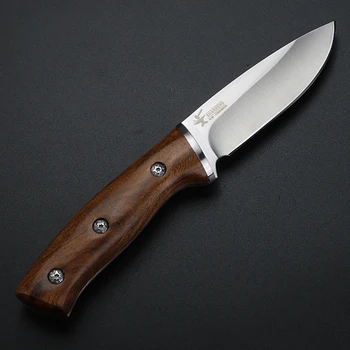 XUAN FENG področju visoko trdoto oster taktično nož za kampiranje, lov kratek nož self-defense taktično 9CR18Mov nož