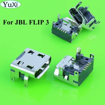YuXi Zamenjava za JBL Polnjenje 3 FLIP 3 Bluetooth Zvočnik Mikro mini USB Polnjenje prek kabla USB Vrata jack vtičnica Priključek popravilo 5 Pin tip