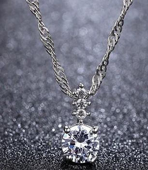 YVV67 925 Sterling Silver Pearl Cirkon Ogrlica, Uhani kristali ljubitelje Zapestnica