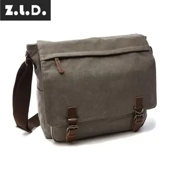 Z. L. D., Velike zmogljivosti, torba za Prosti čas diagonalno vrečko Enostavno platno vrečko Modni posel laptop torba Najstnik študent šolsko torbo