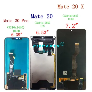 Za Huawei Mate 20 Pro LCD-Zaslon, Zaslon na Dotik, Računalnike Popravila Mate 20 X Prvotne LCD Za Huawei Mate 20 LCD Mate20 Pro Zaslon
