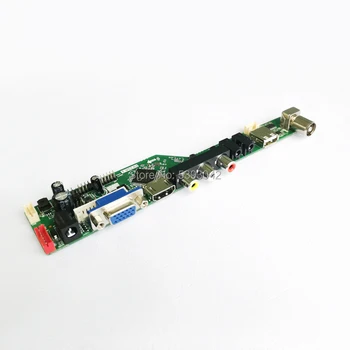 Za LM170E01 (A5)(NC)/(A5)(NH)/(A5)(NJ)/(A5)(NQ) 4CCFL analogni Daljinski upravljalnik TELEVIZORJA USB+VGA 1280*1024 LVDS 30-Pin krmilnik odbor kit