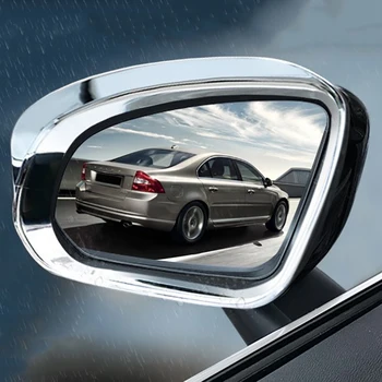 Za Volvo XC40 2018-2020 Avto Zadaj Rearview Steklo, Ogledalo Trim Okvir Dež Ščit sončnega Kritje Pribor Chrome
