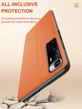 Za Xiaomi Mi 10 Ultra Pro Primeru Zbudi Spanje Up Kritje Za Redmi Opomba 9 9 8 8T Pro 9A 9C POCO X3 NFC Usnje Magnetni Flip Primeru