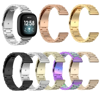 Zamenjava Nerjavečega Jekla Watch Band Zapestje Traku za -Fitbit Obratno 3 / Občutek E65C