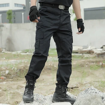 Črna Tovora Hlače Vojske Vojaško Taktično Hlače Moški Delo Pantalones Boj proti SWAT Taktično Oblačila Camo Kombinezon Priložnostne Hlač