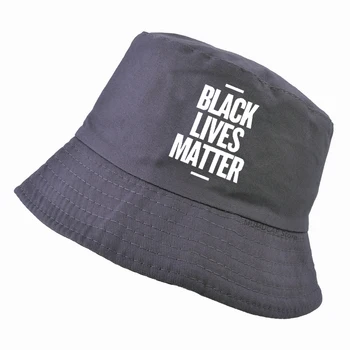 Črna Življenja Važno Slogan vedro klobuk Unisex Priložnostne Ribič skp Moški Ženske Estetski klobuk Človekovih Pravic, Enakosti gorra panama