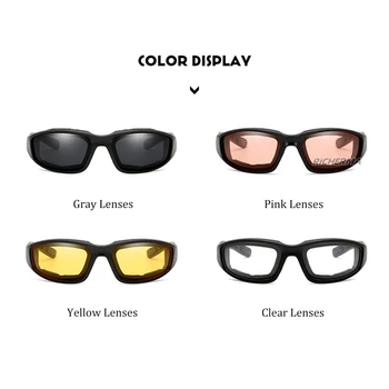 Šport Na Prostem Poleti Motoristična Očala Moških Anti-Glare Rumena Očala Zaščito Za Oči Nočno Vizijo Očala Ženske, Pohodništvo, Plezanje