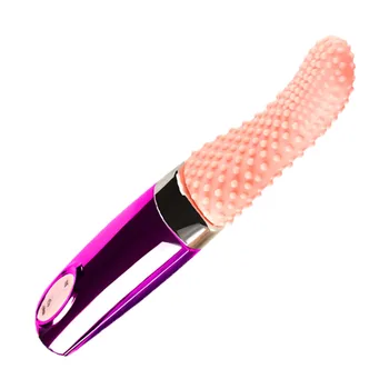 Ženski Orgasmn Jezika Vibrator Lizanje Poljub Vibrator za Klitoris Stimulator G-spot Adult Sex Igrače za Ženske Lizati 12 Hitrosti Vibrator