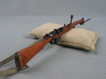 1/6 Obsega Kovinski Pištolo Orožje Model Igrače druge svetovne vojne British Army Lee Enfield Puška Za 12