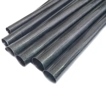 1 Uds tubo de fibra de carbono longitud 500mm diámetro 10 mm 12 mm 14 mm 16 mm 18 mm 22 mm 24 mm 26 mm 28 mm 30 mm 32mm para el modelo de