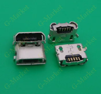 100 kozarcev/veliko Mikro 5pin USB Priključek za Polnjenje Moč Vrata mini usb-vtičnica socket zamenjavo, popravilo plug za Dell PRIZORIŠČE 8 PRO 5830