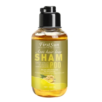 100 ml Kopalniške Opreme Unisex Rast Las Šampon za Gospodinjstvo Anti Izgubo Tekočine Sulfat Brezplačno Olje za Nadzor Ekstrakt Ingverja