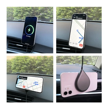 10W Brezžični avto Magnetni nosilec, polnilec nosilec za Samsung S10 S10E Opomba 10 9 10W iPhone 12 X XS Max 8 XR hitro polnjenje stojalo