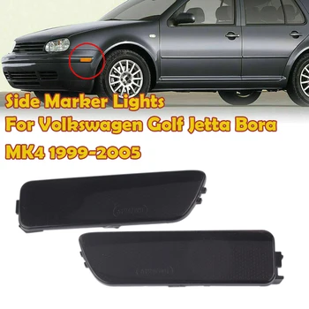 1Pair Avto Sprednji Odbijač Strani Marker Svetilka Ohišje Vključite Opozorilne Luči primeru Za Volkswagen VW Golf 4 Jetta MK4 1999-2005 ,dodatna Oprema