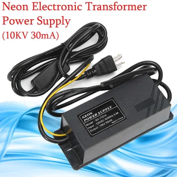 1PC 10000V 10KV 30mA Prilagodljiv Neon Elektronski Transformator za Napajanje Ac Usmernik Komplet NAS Plug 3 Vile Ozemljeno