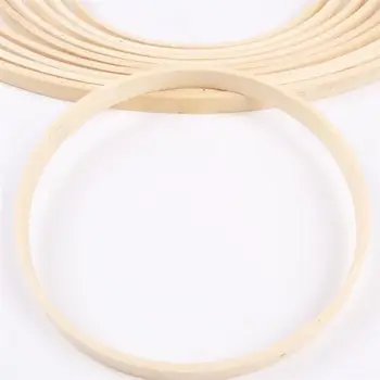 1pc Dream Catcher Obroč Vezenje Hoop Bambusa krog Krog DIY Umetnostne Obrti Navzkrižno Šiv Tradicionalnih Šivanje Ročno Orodje (za 23,3 cm)