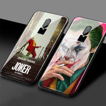 2019 film Joker Joaquin Phoenix luksuzni coque kaljeno steklo mehki silikonski telefon primeru zajema lupini za OnePlus 6 6t 7 pro 7T