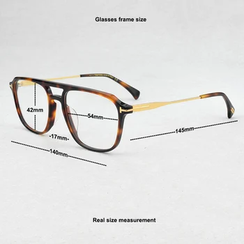 2020 Moda, moška očala okvirji Retro eye glasses okvir za moške Kratkovidnost Recept Optičnih očal pregleden Očala