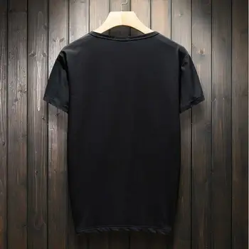 2020 nove oblikovalec Majica s kratkimi rokavi Moški O-Vratu T-shirt je Vroče, drill Priložnostne Ulične Vrhovi Tshirt