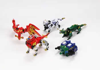 2020 nove Otroke, Igrače, Darila 5 v 1 Skupščine Dinozords Preoblikovanje Ranger Megazord Robot figuric Otroci Igrače Darila