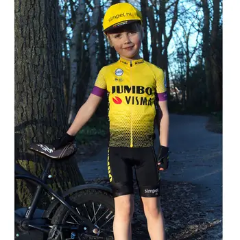 2020 Otroci Kolesarjenje Oblačila Kratek Rokav Poletni Kolesarski Dres Komplet za Fante MTB Kolo Izposoja Otrok, Bike Wear, kolesarski komplet
