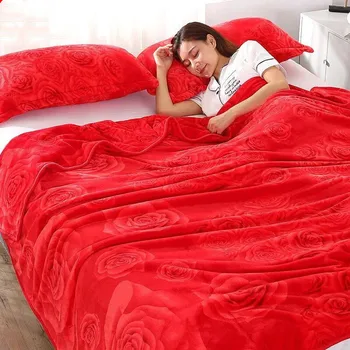 2020 zimske posteljnine stanja Novo zgostitev Flanela Runo posteljno perilo Žamet sandred postelja kritje za otroke / odrasle