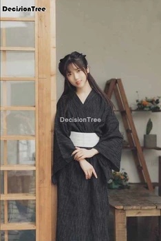 2021 kimono japonski kimono mujer yukata japonska kimono obleko tradicionalni japonski obleko yukata ženske črn kimono