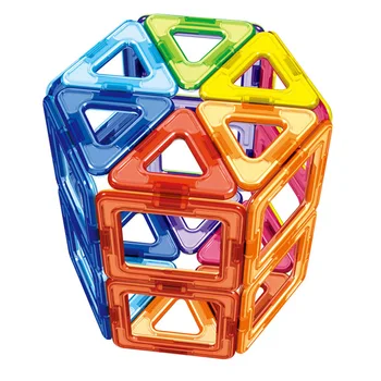 46PCS Velika Velikost Magnetnega Oblikovalec Magnet Bloki za Gradnjo Igrače Nastavite Modeliranje&Buillding Igrače Za Otroke, Otroci Darila