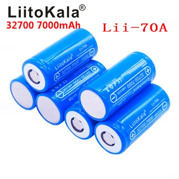 50pcs liitoKala 32700 3.2 v 7000mAh Lii-70A lifepo4 baterije za ponovno polnjenje LiFePO4 celice 5C praznjenje baterije