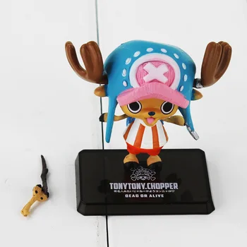 7 cm Anime Enem Kosu Tony Tony Chopper Dve Leti Kasneje Q različica PVC Akcijska Figura Model Igrače Lutka