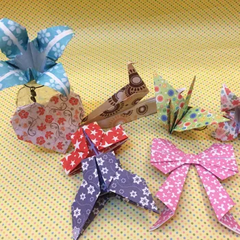 70pcs/veliko Lepih Poceni Cvetlični Vzorec Origami Papir Diy Otrok Scrapbooking Materiala Dekoracijo Ozadju 14.5x14.5 12patterns