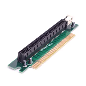 90 stopinj PCI Express 16x Moški-Ženska Riser Card pravim Kotom PCI-E x16, da 16x reža za zaščito orodje Adapter 1U 2U PC Server Primeru