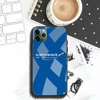 Aeroflot Letalstva Russe Telefon Primeru Kaljeno Steklo Za iPhone 11 XR Pro XS MAX 8 X 7 6S 6 Plus SE 2020 primeru