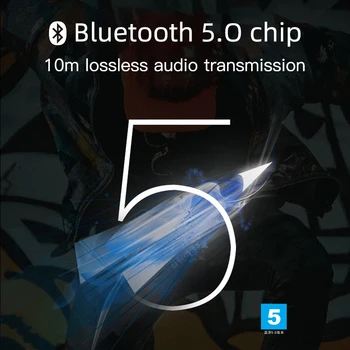 ANC Bluetooth Slušalke, Aktivni šumov Brezžične Slušalke Z Mikrofonom Hifi Stereo Športne Slušalke