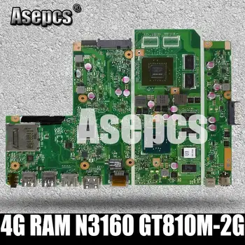 Asepcs X541SC Prenosni računalnik z matično ploščo Za Asus X541SC X541S X541 Test original mainboard 4G RAM N3160 CPU GT810M-2G
