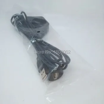 Avto armaturne plošče Moto USB 2.0 Podometno Montažo Vtičnice, Podaljšek Kabel
