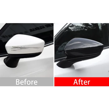 Avto Strani Rearview Mirror Skp Zajema Lupini Nalepke Dež Obrvi Dež Odbor Dežnik Sneg Za Mazda 3 Alexa 2019 2020 Dodatki