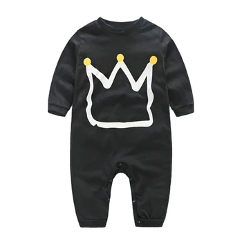 Baby Boy Gospod, igralne obleke Dolgo sleeved Playsuit 2019 Jesen Pomlad Bombaž Priložnostne Novorojenčka Fant Obleke 0-24M