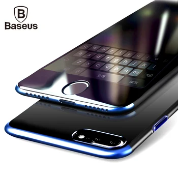 Baseus PC Micro Objektiv Varstvo Primeru Za iPhone 7 Za iPhone 7 Plus Primeru Anti-scratch Galvanizacijo Zaščitna primeru Telefon