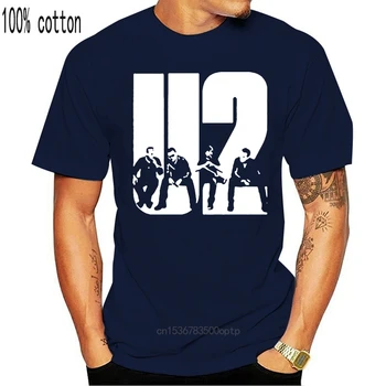 Blagovne znamke Fantje Osebno T-Shirt Nova Oblačila U2 Band Naravnih Moških, Posadke Vratu T Shirt Vrh Kakovosti S-5xl