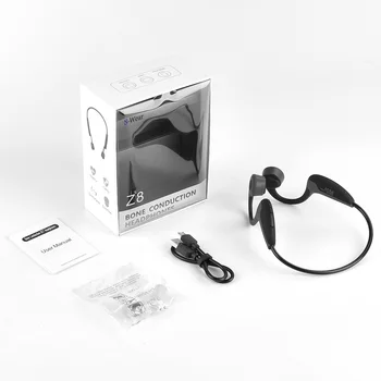 Bluetooth 5.0 S. Obrabe Z8 Brezžične Slušalke Kostne Prevodnosti Slušalke Šport na Prostem Slušalke z Mikrofonom za Prostoročno uporabo Slušalke