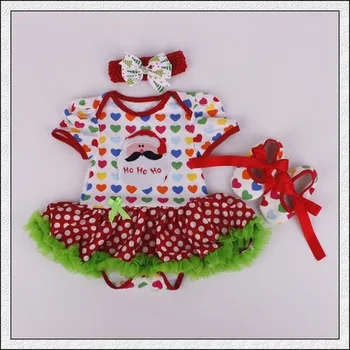 Božič Otroške igralne obleke Baby Dekleta Oblačenja Čipke Novorojenčka Jeseni Bebe Oblačila za Dojenčke Oblačila 3pcs Določa