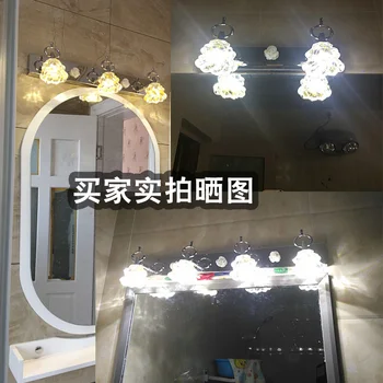 Brezplačno vrtanje ogledala žarometov kopalnica wall svetlobe, kopalnica LED ličila iz nerjavečega jekla svetilka, energijsko varčna stenska svetilka wl4211557