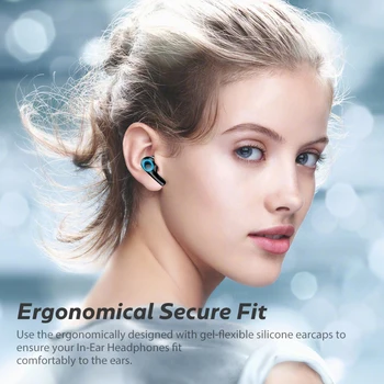 Brezžične Slušalke bluetooth Slušalke TWS HiFi Stereo Gaming Slušalke Zmanjšanje Hrupa Čepkov Z Mikrofonom Šport Nepremočljiva